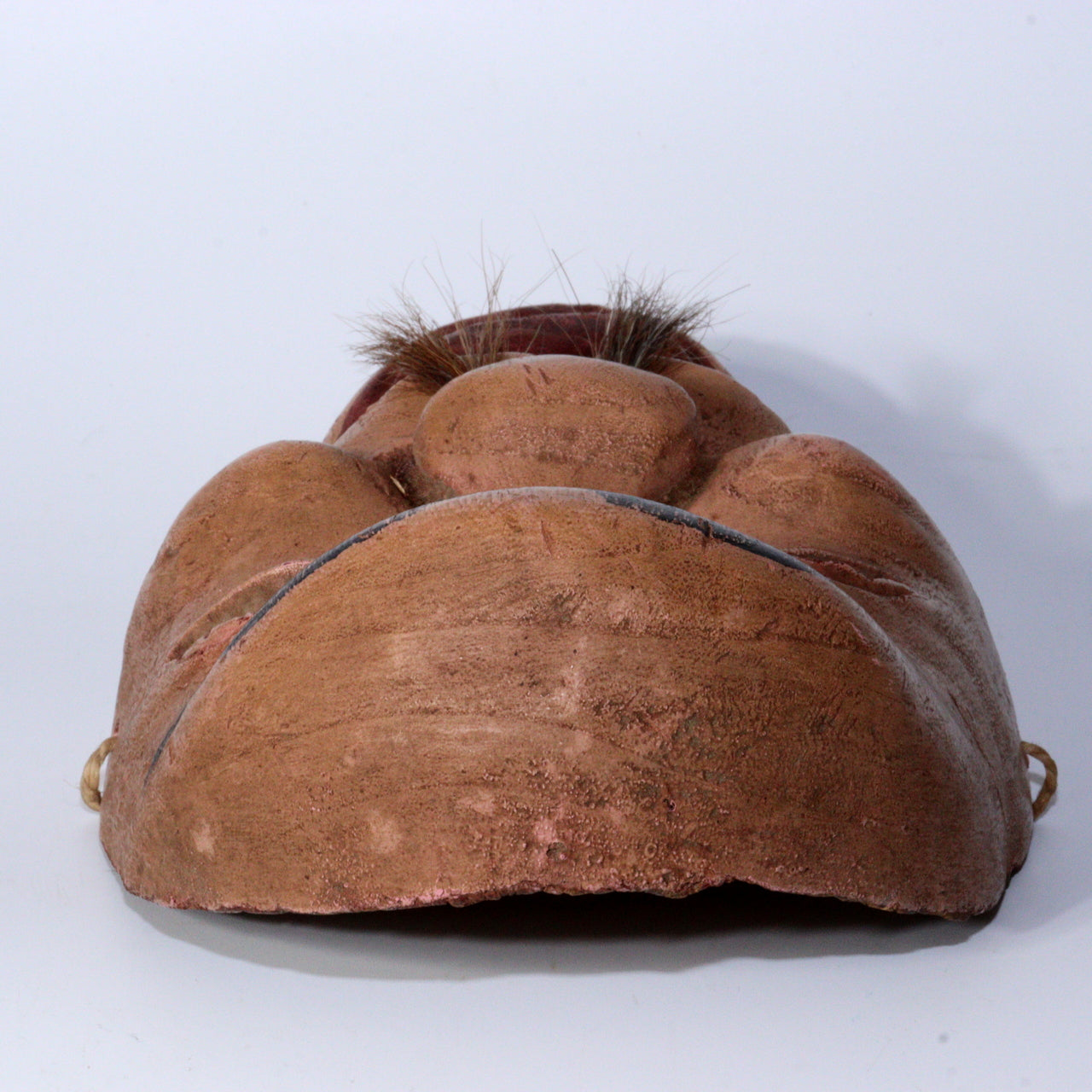 Antique Japanese Wooden Mask Folk Festival Mask Hyottoko God Style Indigenous