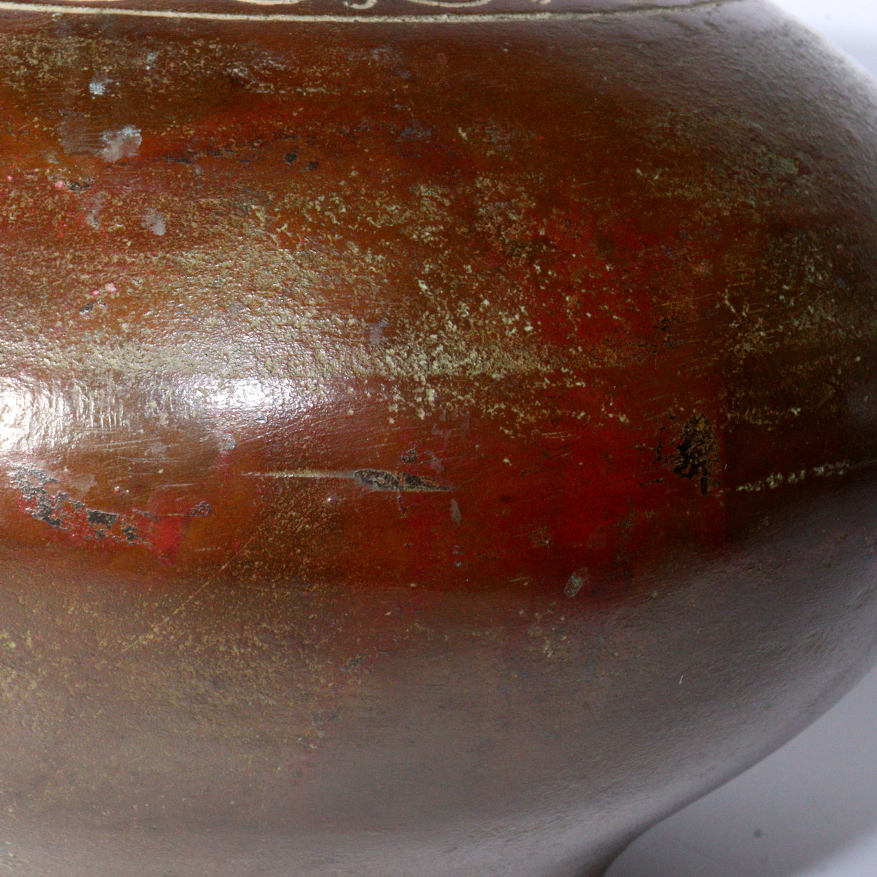 Vintage Japanese Bronze Vase – Signed Round Copper Flower Vase with Box BV598