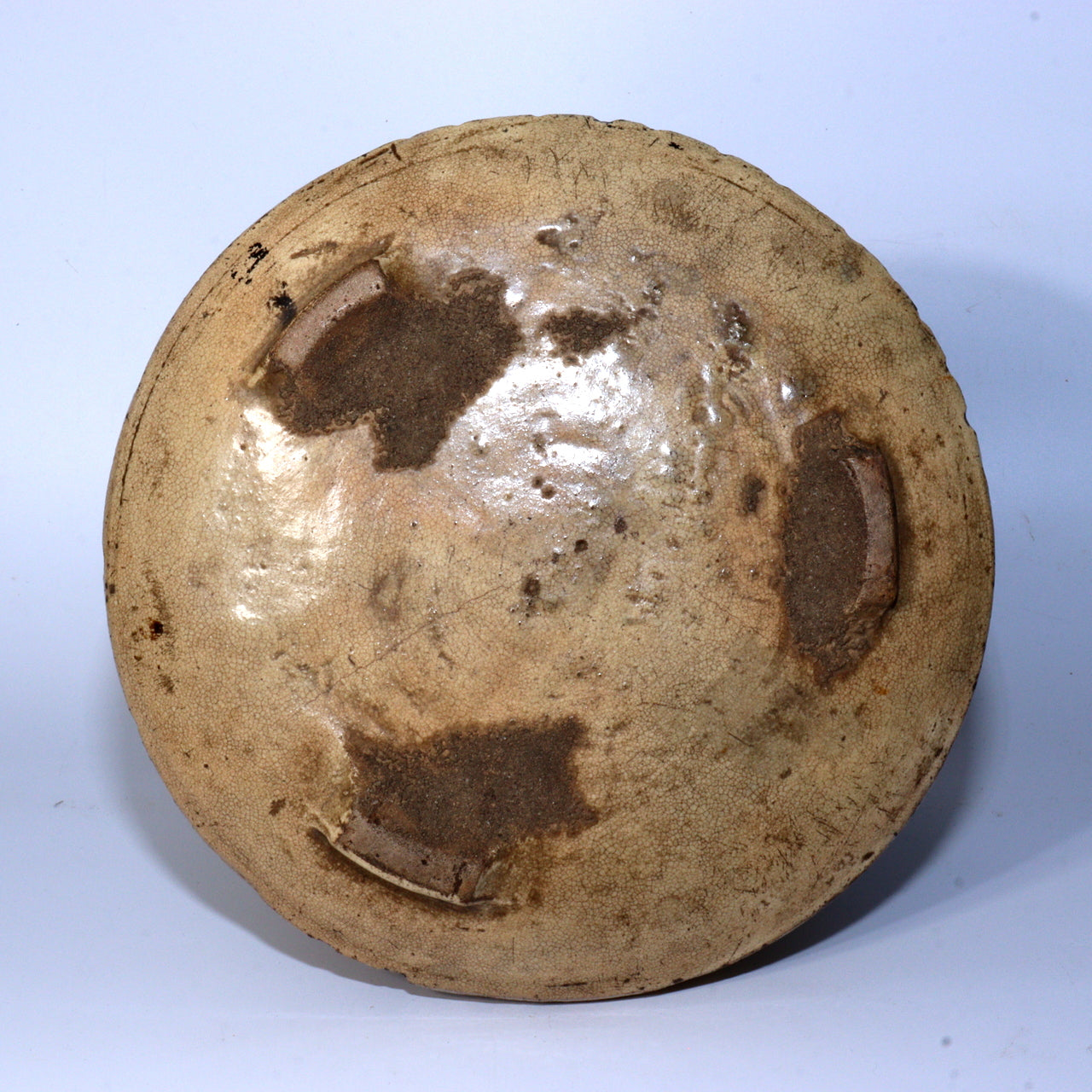 Antique Kizeto Ko-Seto Mizusashi Japanese Tea Ceremony Water Jar Vase Box PCP242