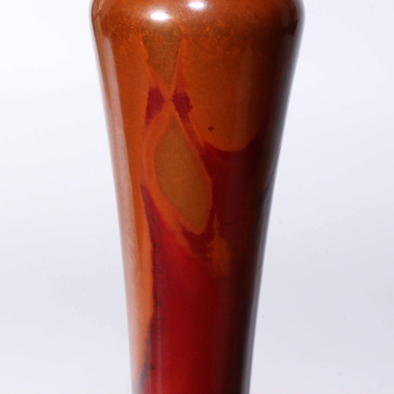 Japanese Bronze Single Flower Vase Takaoka doki w / box BV594