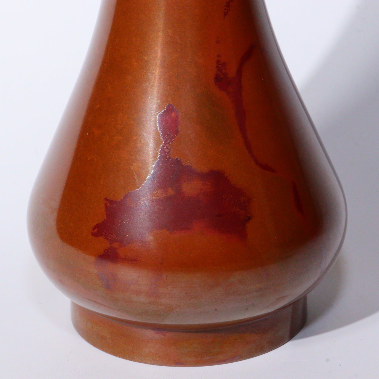 Japanese Bronze Single Flower Vase Takaoka doki w / box BV594