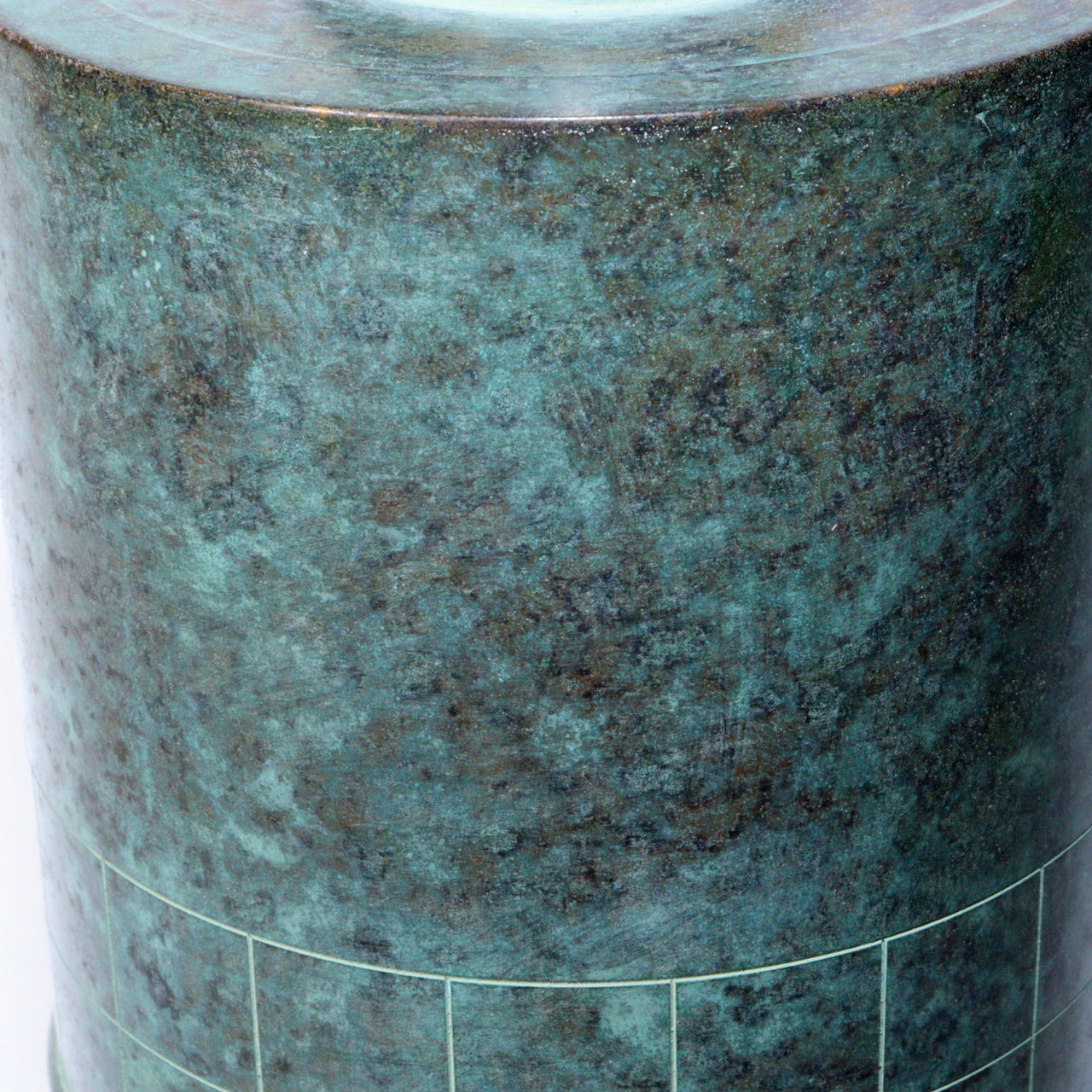 Japanese Bronze Vase Hasuda Shugoro Cultural Merit Awardee signed Box BV597