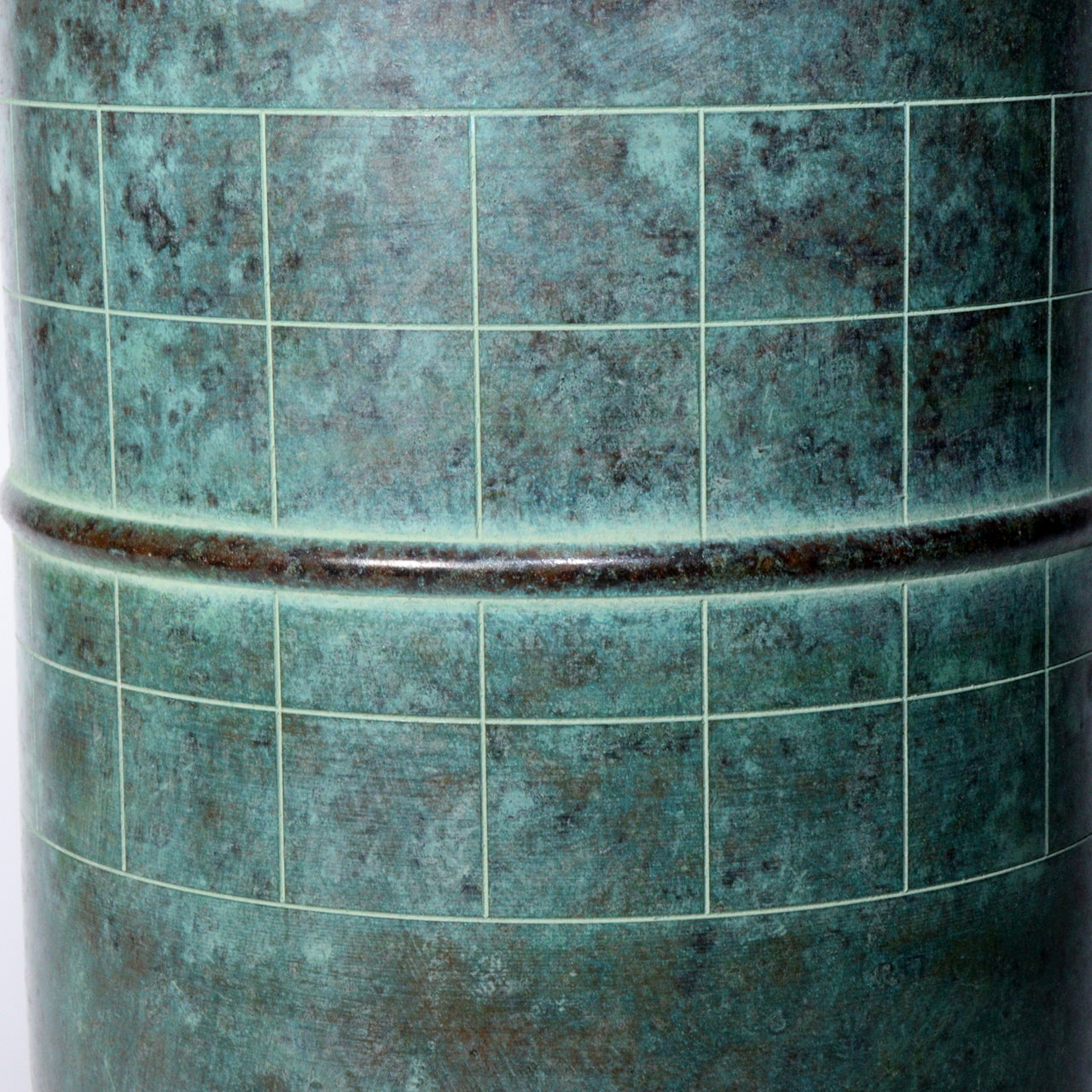 Japanese Bronze Vase Hasuda Shugoro Cultural Merit Awardee signed Box BV597