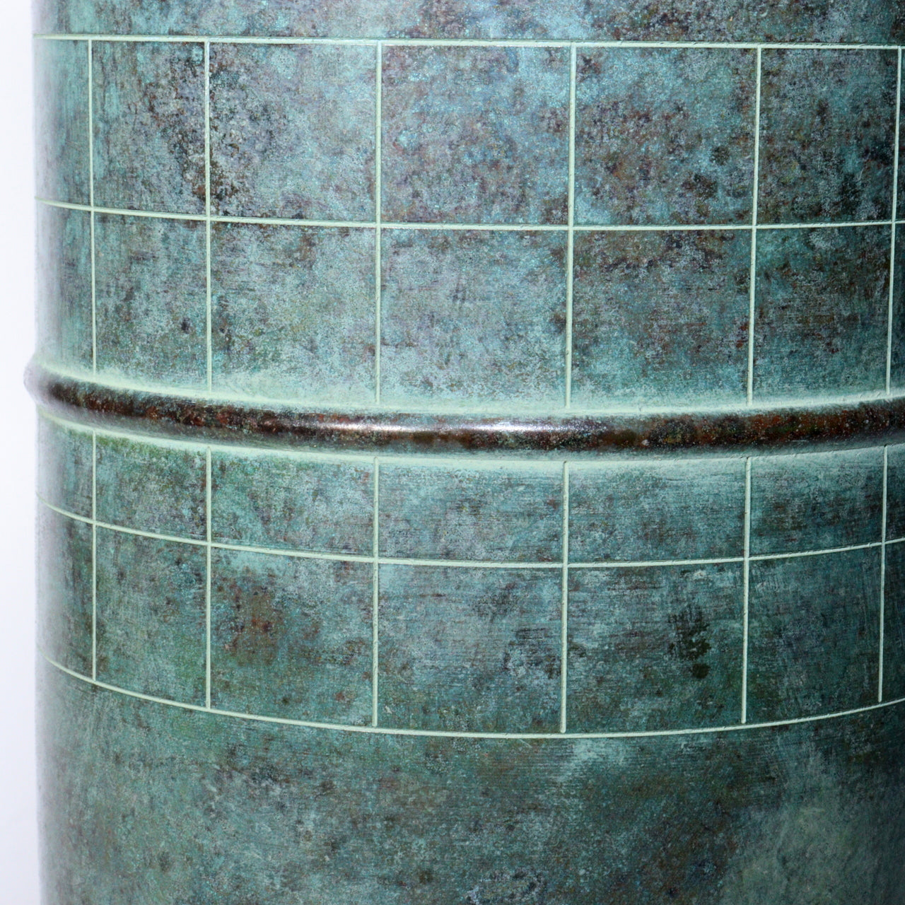 Japanese Bronze Vase Hasuda Shugoro Cultural Merit Awardee signed Box BV597