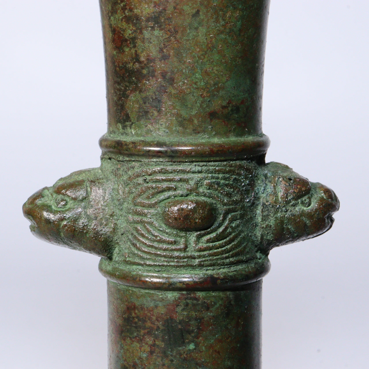 Japanese Bronze flower vase Ichinose Soushin signed w / box BV595