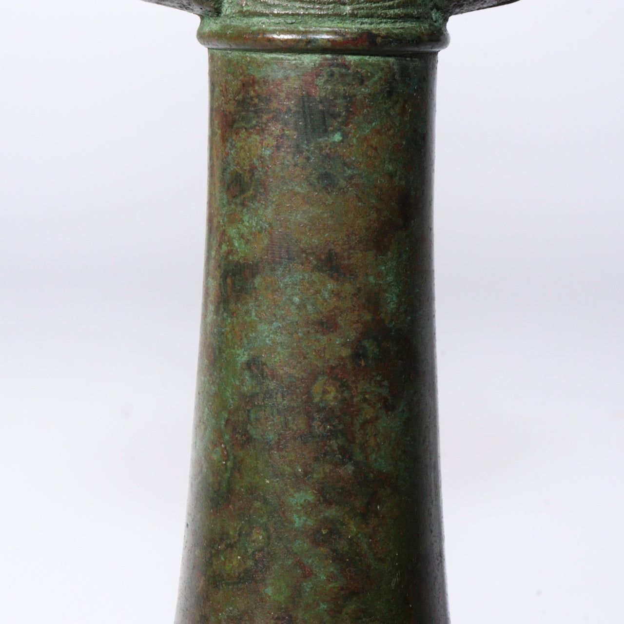 Japanese Bronze flower vase Ichinose Soushin signed w / box BV595