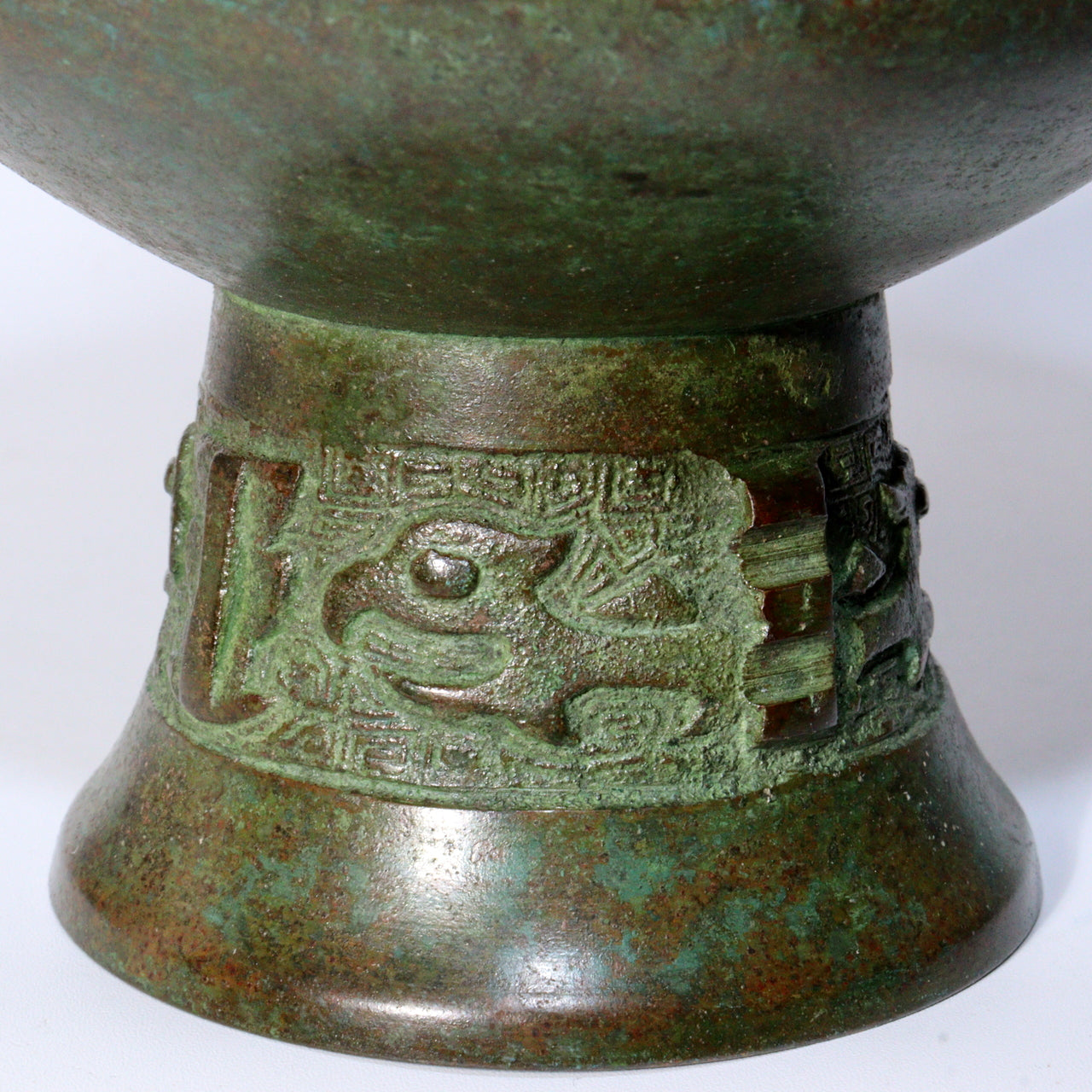 Japanese Bronze flower vase Ichinose Soushin signed w / box BV595