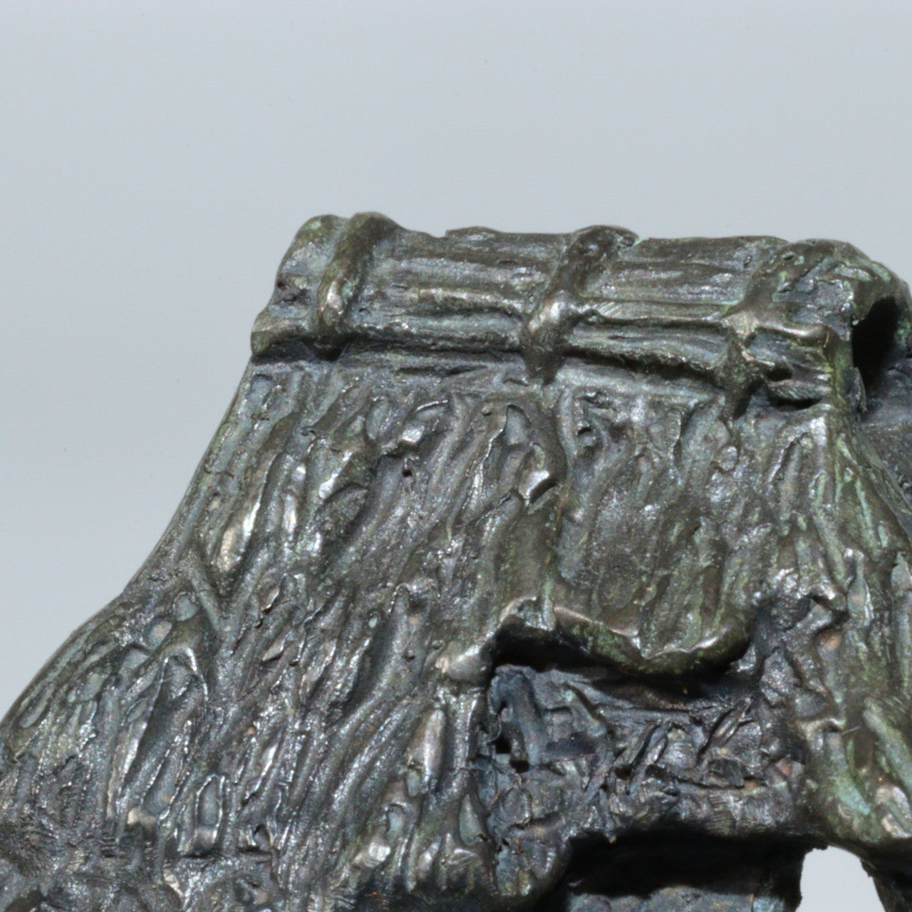 Japanese Bronze Kuzuya Figurine Bonsai Suiseki Bonkei Small Conversation KOEDO SUN ART KOEDO SUN ART (7953)