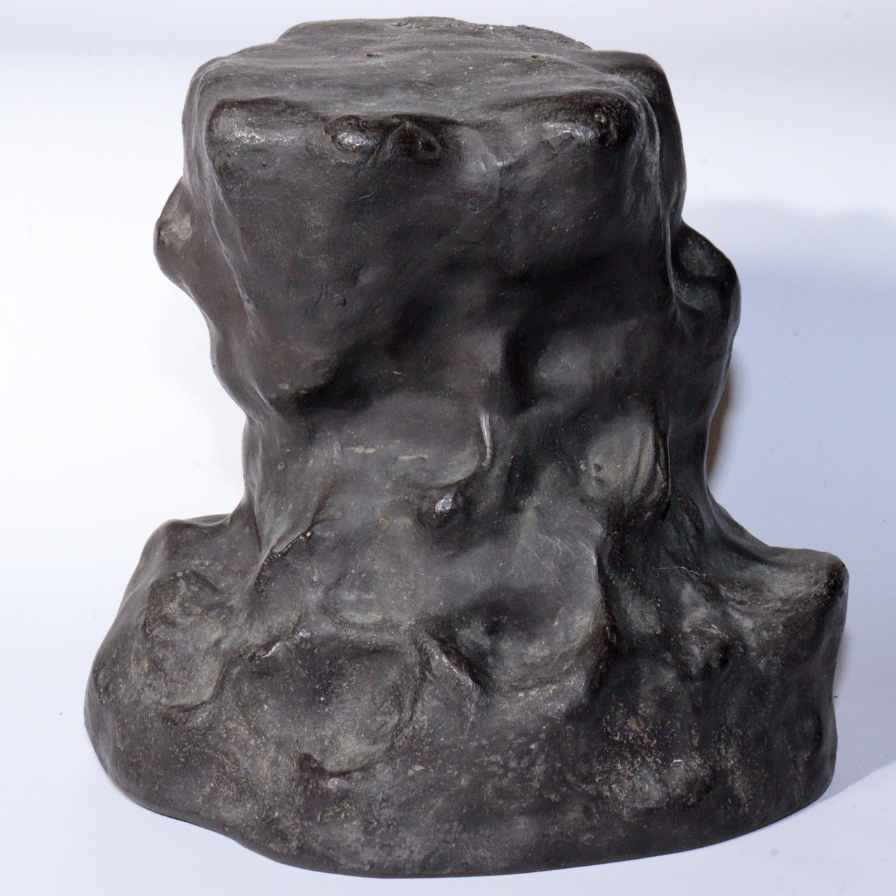 Antique Japanese Bronze Hawk on Rock Sculpture Rare Collectible Item BOS891