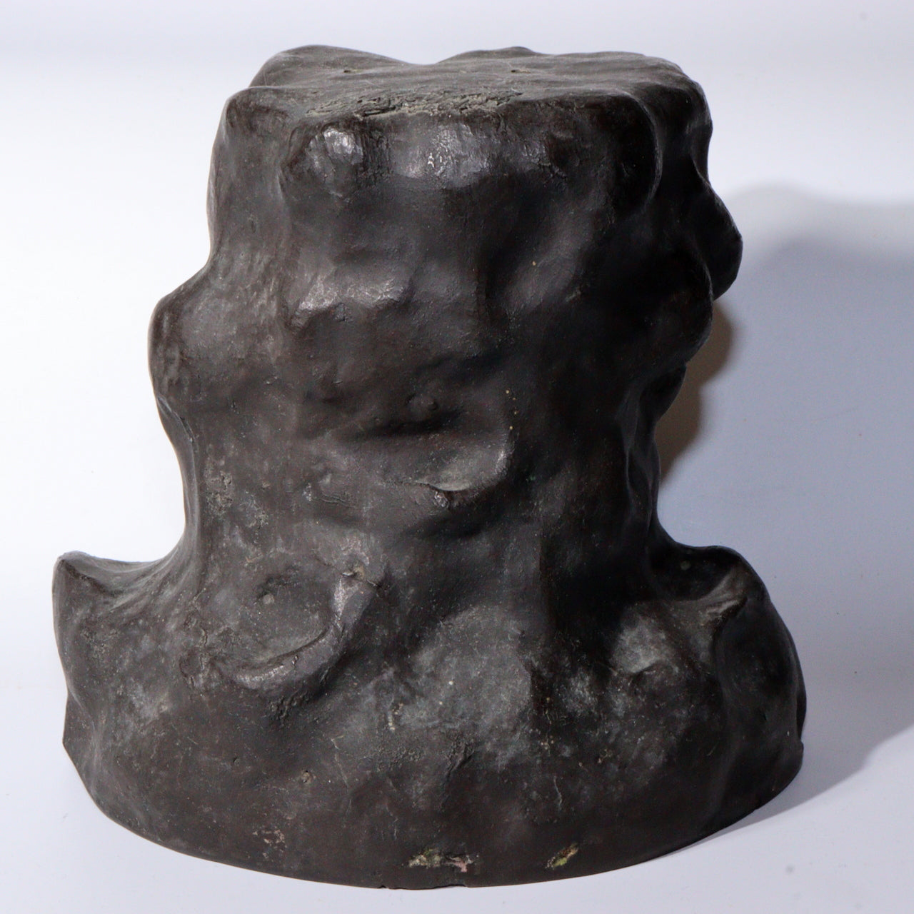 Antique Japanese Bronze Hawk on Rock Sculpture Rare Collectible Item BOS891