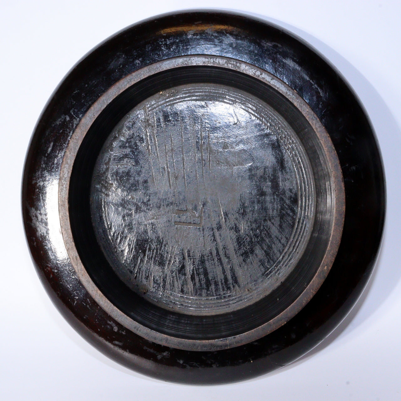 Antique Aizu Lacquerware Red Pedestal Tray Meiji Era Japanese Negoro WO396 -2