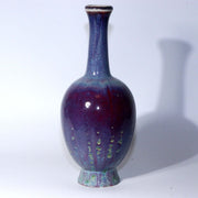 Japanese Glaze Flower vase Matsuyama Gaei porcelain vase signed w / box PV255