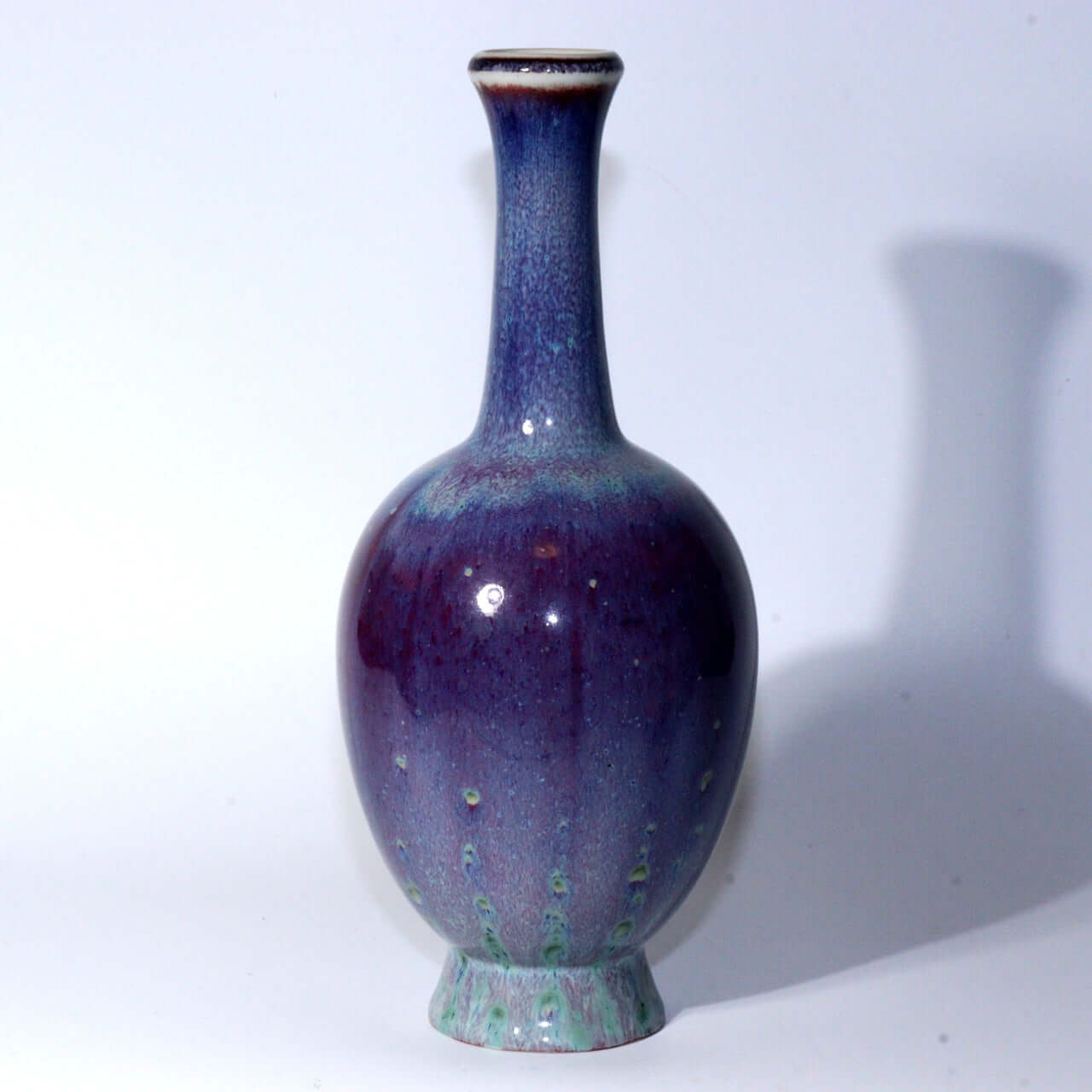 Japanese Glaze Flower vase Matsuyama Gaei porcelain vase signed w / box PV255