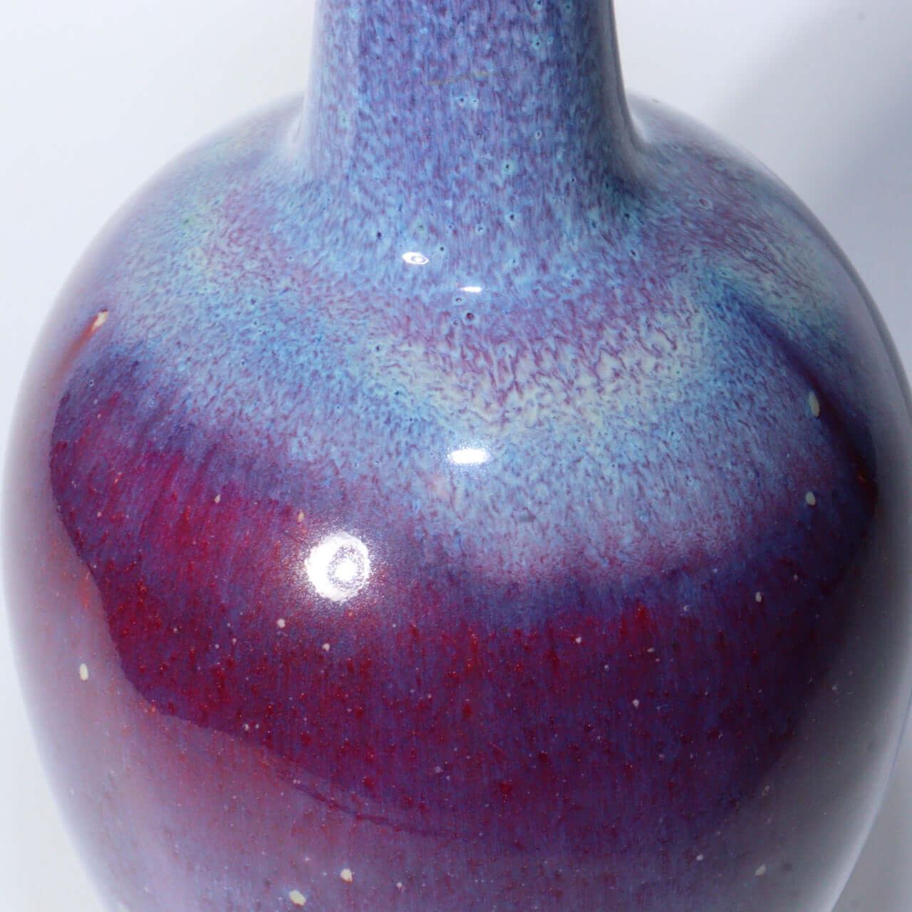 Japanese Glaze Flower vase Matsuyama Gaei porcelain vase signed w / box PV255