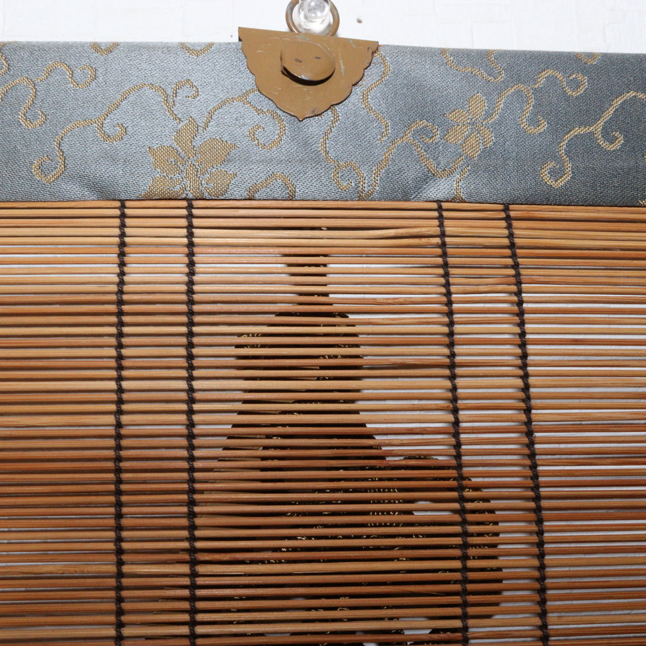 Japanese Bamboo Sudare Curtain Adjustable Hanging Brackets Ozashiki Screen