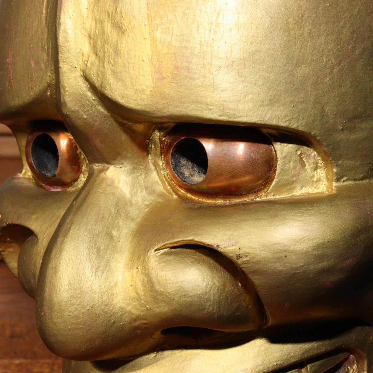 Japanese Wooden Noh Mask Hannya mask demon signed MSK400