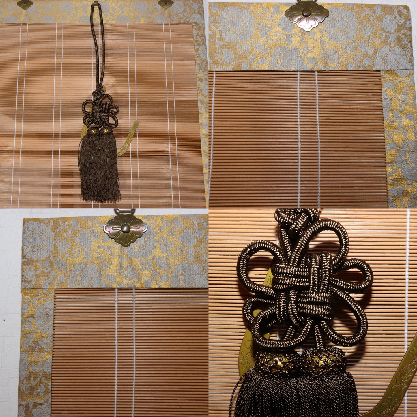4 Sudare Bamboo screen Sudare Copper hanging Curtains Ozashiki Japanese VG372 -2