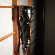 Japanese Shitoro ware pottery ceramic hanging vase Catfish Kobori Enshu PV203