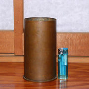 Japanese Copper cannon vase Flower signed Flare Also usable as pen stand BV419