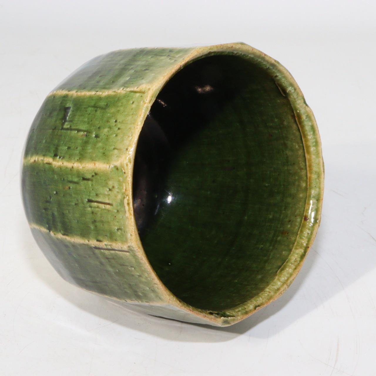 Taizo Yamada Oribe bowl teacup serving appetizers Japanese ceramic YT07-2