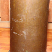 Japanese Copper cannon vase Flower signed Flare Also usable as pen stand BV419