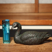Japanese Bronze Duck pair statue Ornament okimono BOS740