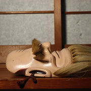 Japanese Wooden Bicchu Kagura Mask kyogen Noh signed MSK442