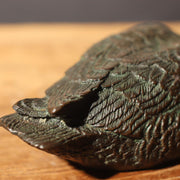 Japanese Bronze Duck pair statue Ornament okimono BOS740