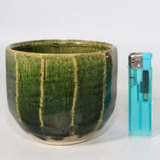 Taizo Yamada Oribe bowl teacup serving appetizers Japanese ceramic YT07-2