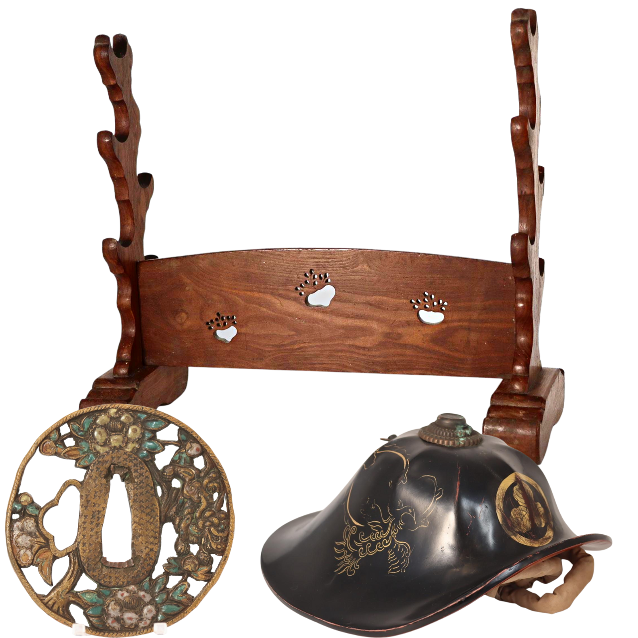 古布　武士デザイン 幕 Samurai & Armor Items