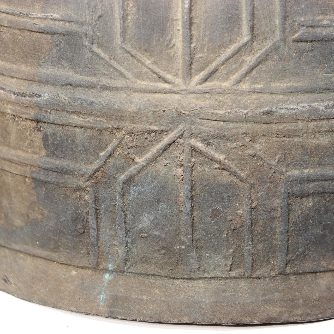 Japanese Antique Bronze Temple Bell Buddhist Bonshō Dragon Handle BOS9