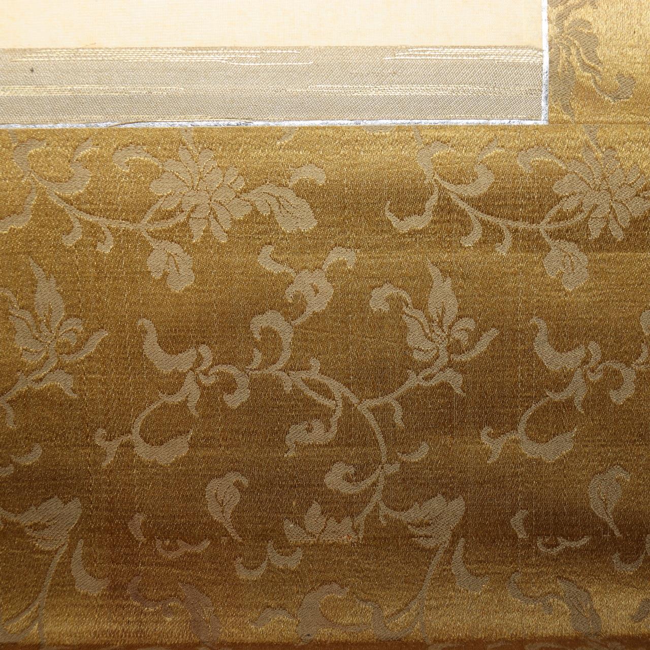 Japanese Hanging Scroll Kakejiku Imai Keiju Lantern Cherry Blossoms Temple15