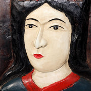 Japanese Wooden Pharmacy Signboard Medicine Kanban Chujo-yu Woman Remedy WO4743