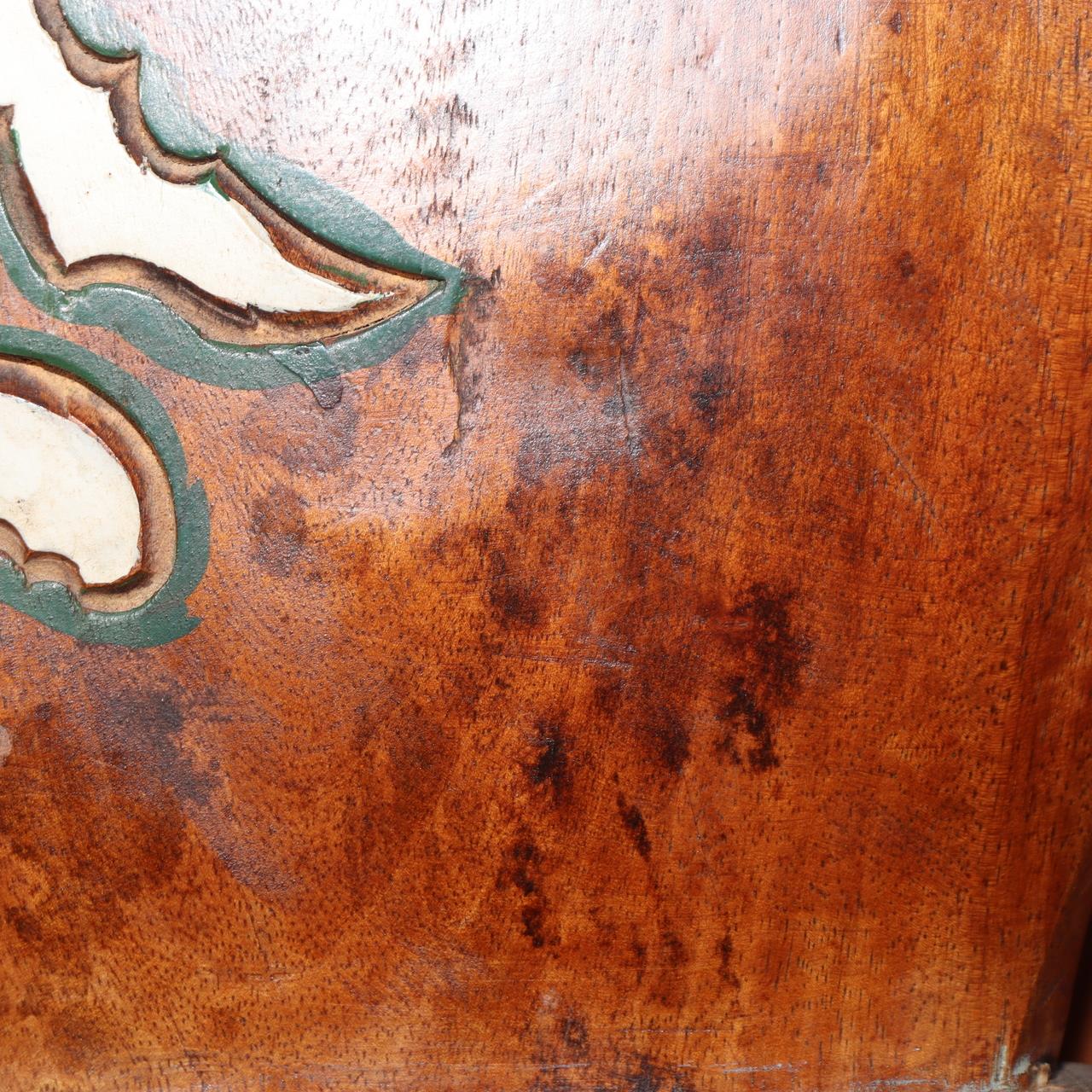 Japanese Antique Wooden Tea Shop Signboard Ichien Encha Kanban Meiji Era WO47516