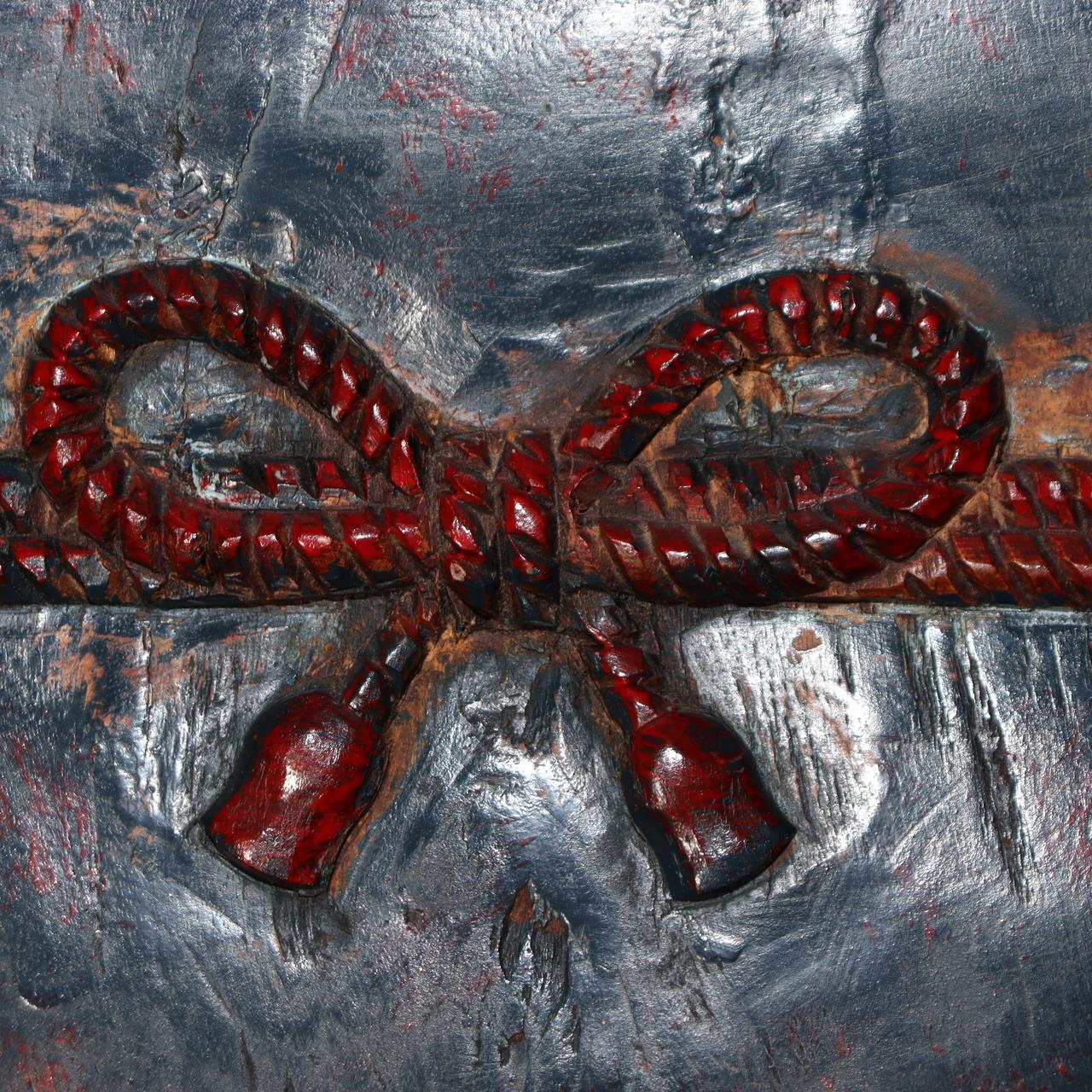 Japanese Antique Wooden Tea Shop Signboard Ichien Encha Kanban Meiji Era WO47520