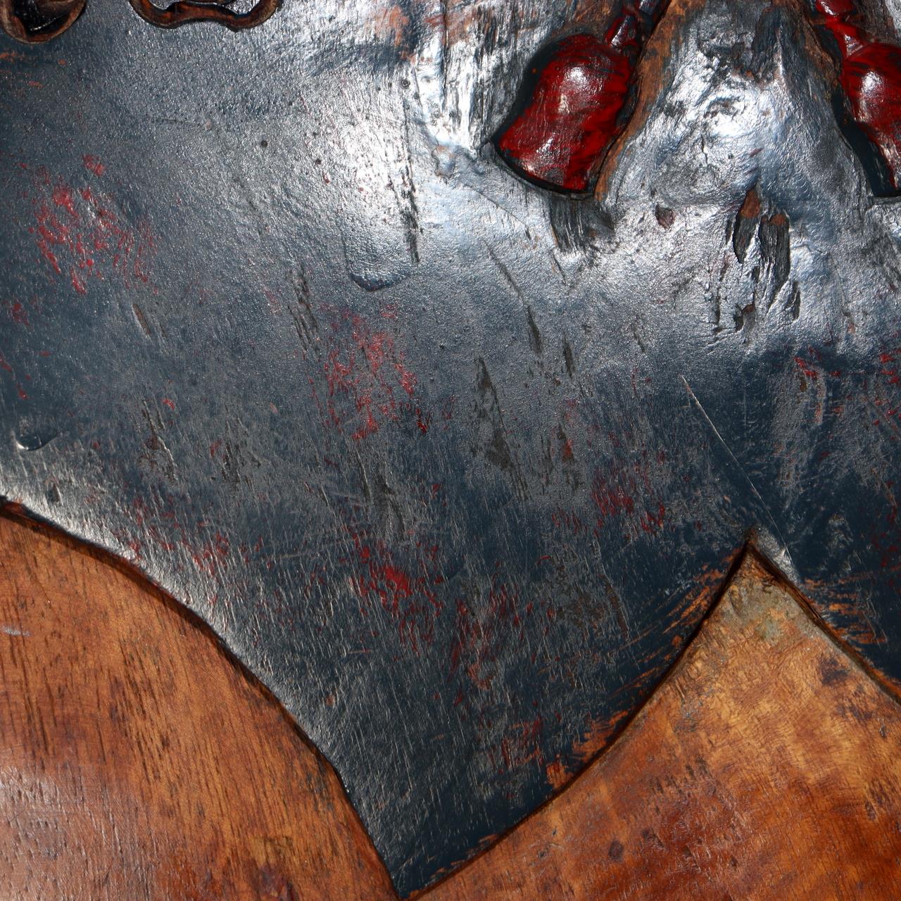 Japanese Antique Wooden Tea Shop Signboard Ichien Encha Kanban Meiji Era WO47523