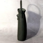 Japanese Bronze Flower Vase by Susumu Ozaki Signed with Box Ikebana Art BV6802