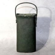 Japanese Bronze Flower Vase by Susumu Ozaki Signed with Box Ikebana Art BV6803