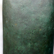 Japanese Bronze Flower Vase by Susumu Ozaki Signed with Box Ikebana Art BV68016