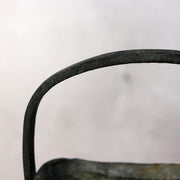 Japanese Bronze Flower Vase by Susumu Ozaki Signed with Box Ikebana Art BV68017