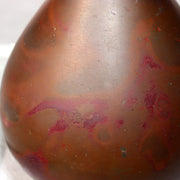 Japanese Bronze Flower Vase Signed by Artist Vintage Metal Craft BV68313