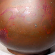 Japanese Bronze Flower Vase Signed by Artist Vintage Metal Craft BV68315