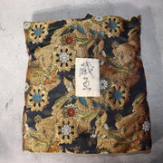 Japanese Vintage Wooden Noh Mask “Zao” by Tanaka Hidetomo Signed w / Bag MSK52122