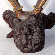 Japanese Deer Antler Sword Stand Kazuno Samurai Wooden Display Rack SWR35810