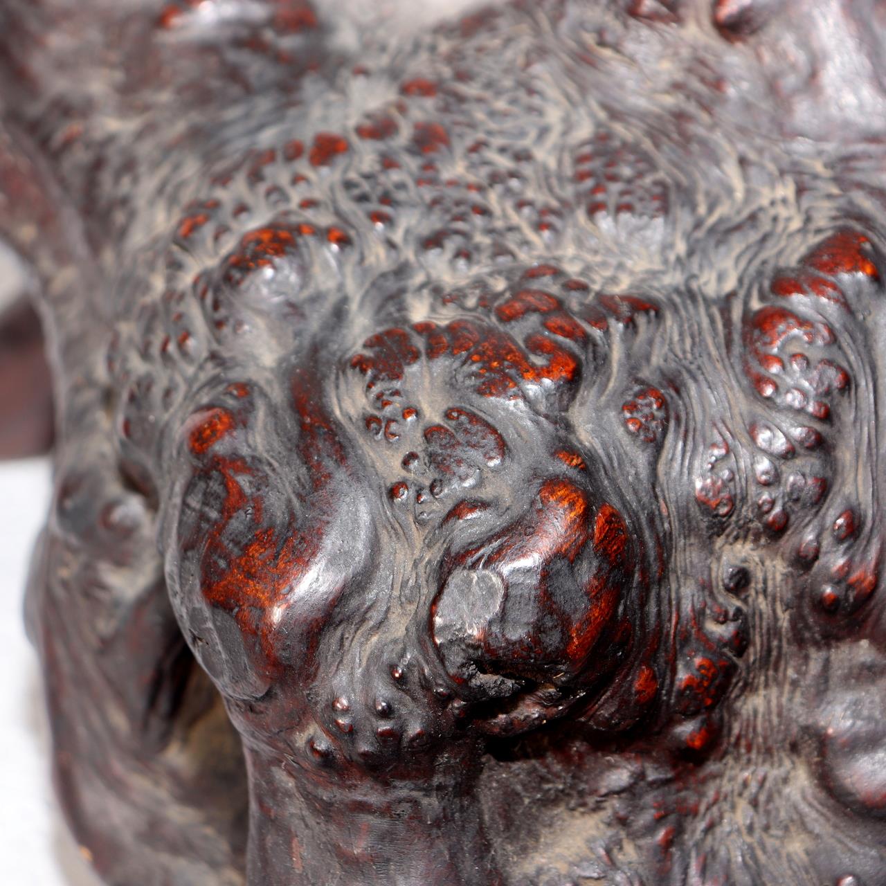 Japanese Deer Antler Sword Stand Kazuno Samurai Wooden Display Rack SWR35813