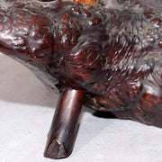 Japanese Deer Antler Sword Stand Kazuno Samurai Wooden Display Rack SWR35817