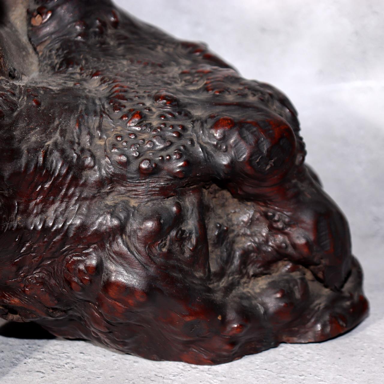 Japanese Deer Antler Sword Stand Kazuno Samurai Wooden Display Rack SWR35818