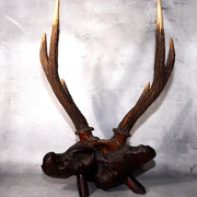 Japanese Deer Antler Sword Stand Kazuno Samurai Wooden Display Rack SWR3583