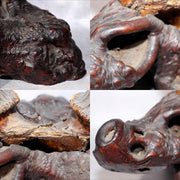 Japanese Deer Antler Sword Stand Kazuno Samurai Wooden Display Rack SWR3587