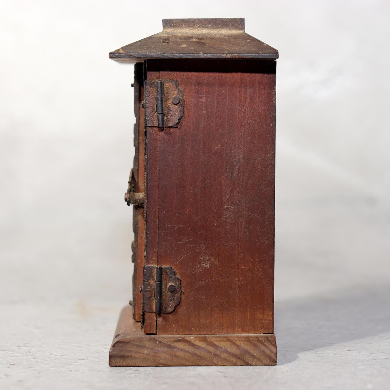 Japanese Antique Wooden Bato Kannon Bodhisattva Statue Buddhist Shrine WB20311